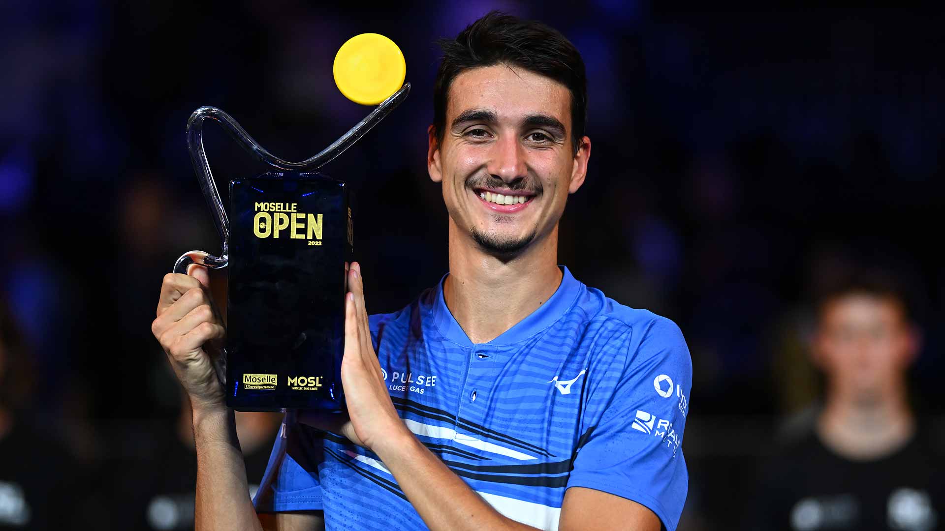 Lorenzo Sonego no perdió un set en el camino hacia su tercer título ATP Tour en el Moselle Open en Metz.