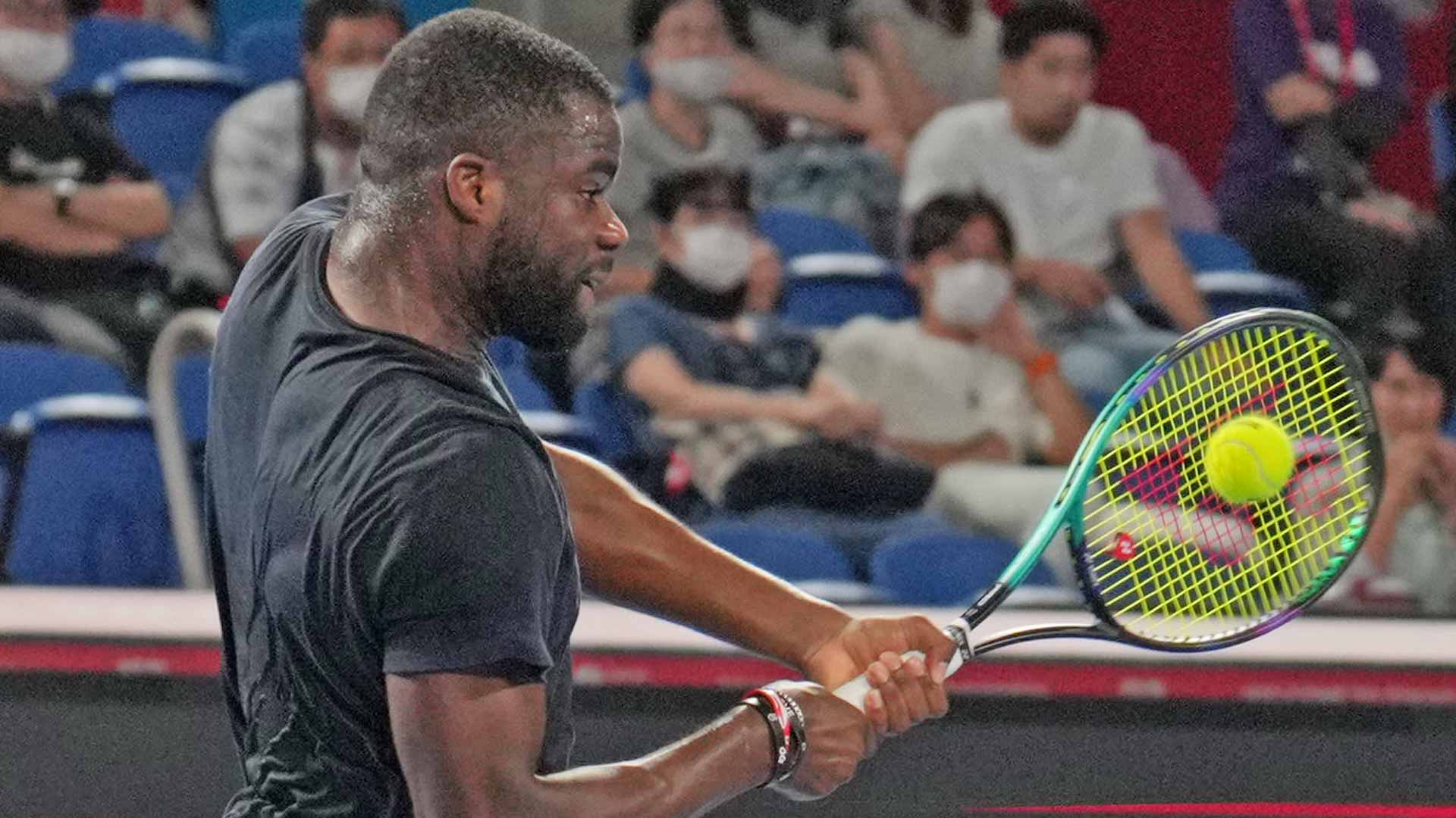 Frances Tiafoe is pursuing his first ATP 500 title in Tokyo.
