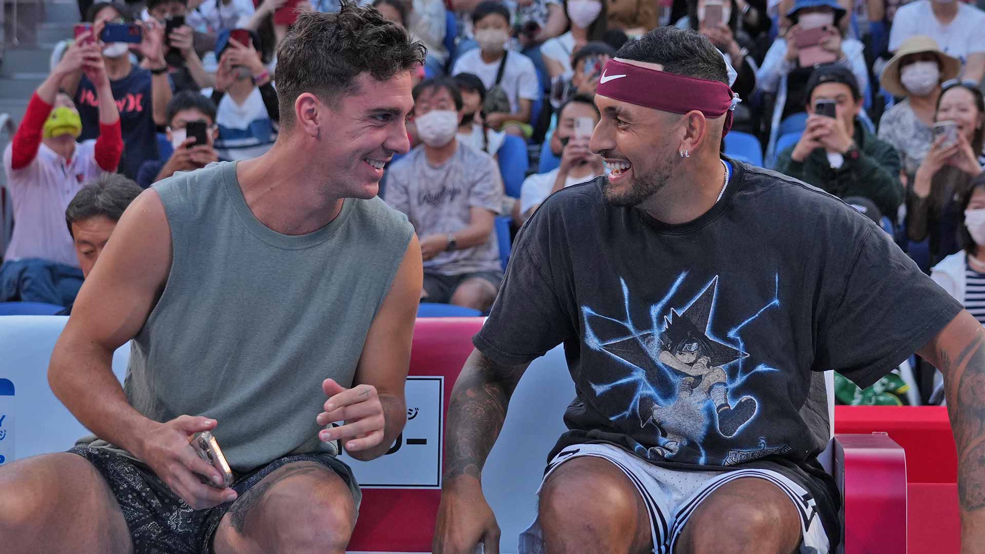 Thanasi Kokkinakis and Nick Kyrgios are the top seeds in the Tokyo doubles draw.