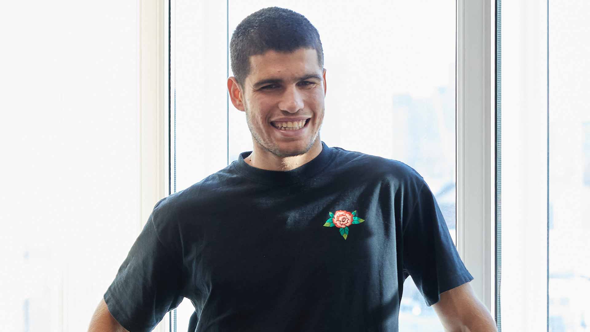 Carlos Alcaraz in Astana is playing his first ATP Tour event as the World No. 1 in the Pepperstone ATP Rankings.