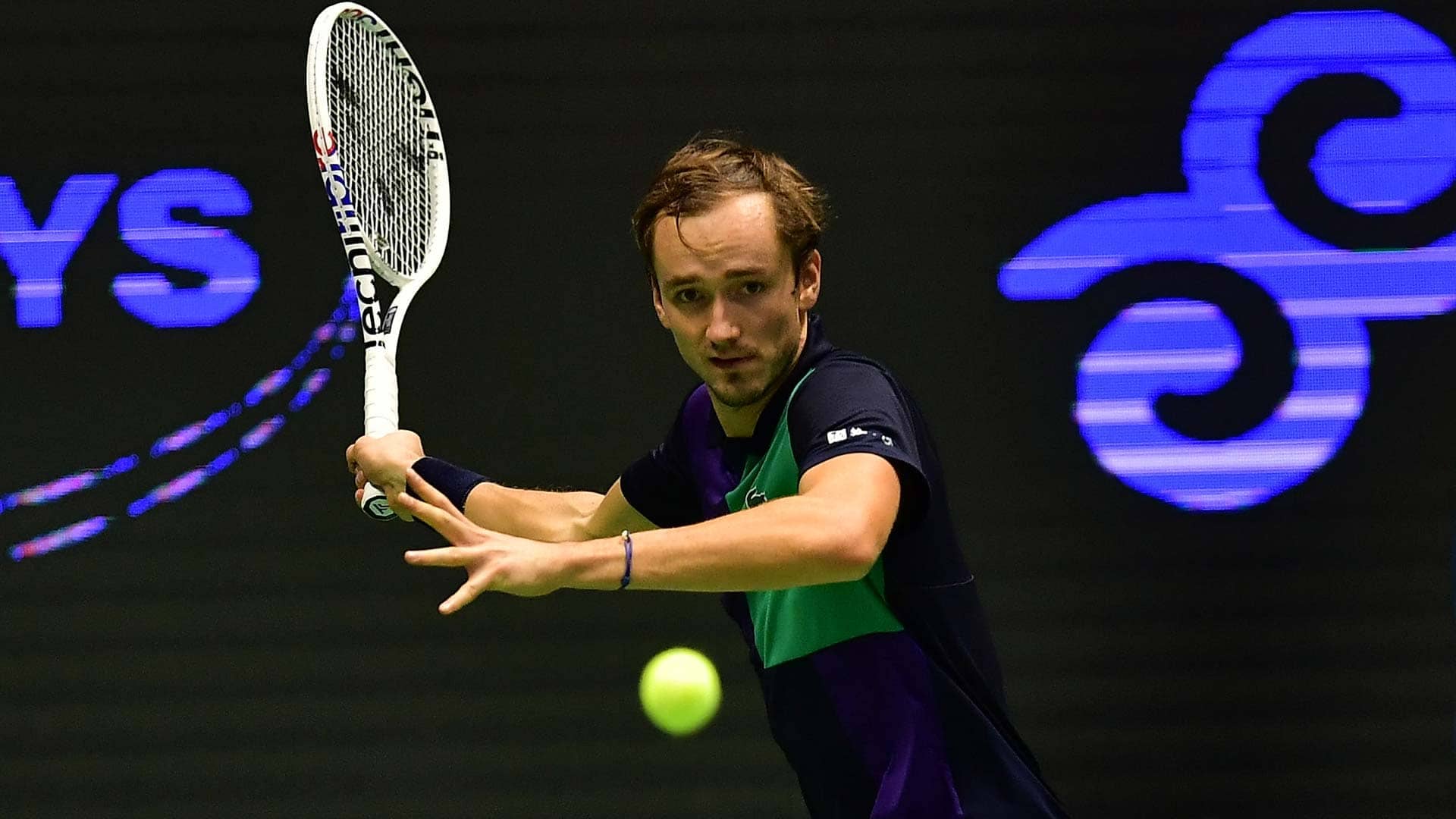 Daniil Medvedev defeats Roberto Bautista Agut on Friday in Astana.