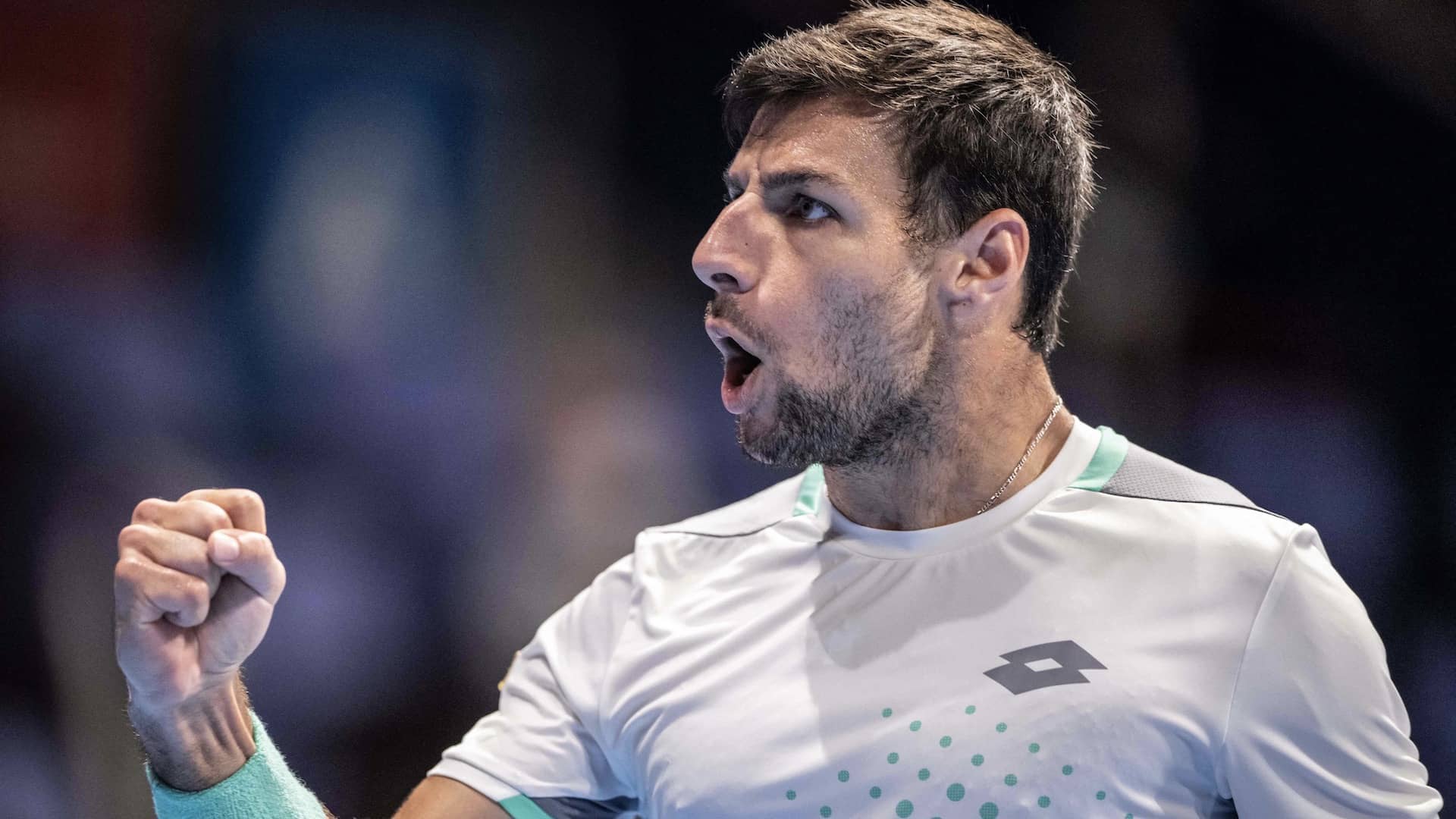 Bernabé Zapata supera a Lorenzo Sonego en la primera ronda del UniCredit Firenze Open.