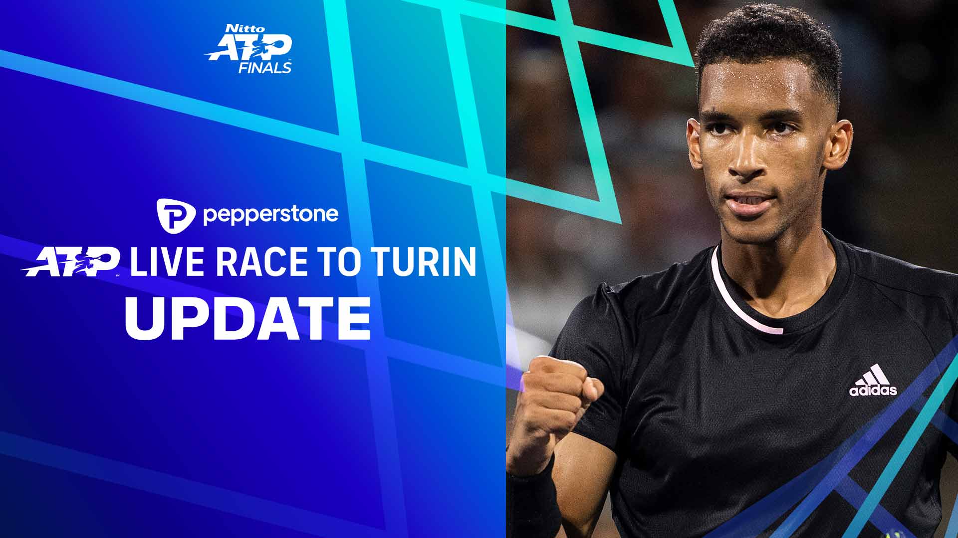 Felix Auger-Aliassime is seventh in the Pepperstone ATP Live Race To Turin.