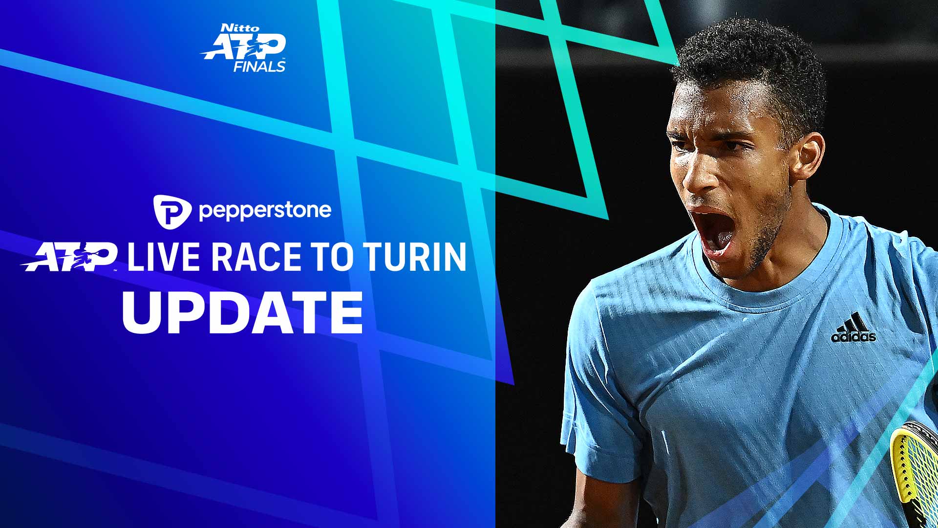 Felix Auger-Aliassime is sixth in the Pepperstone ATP Live Race To Turin entering Paris.