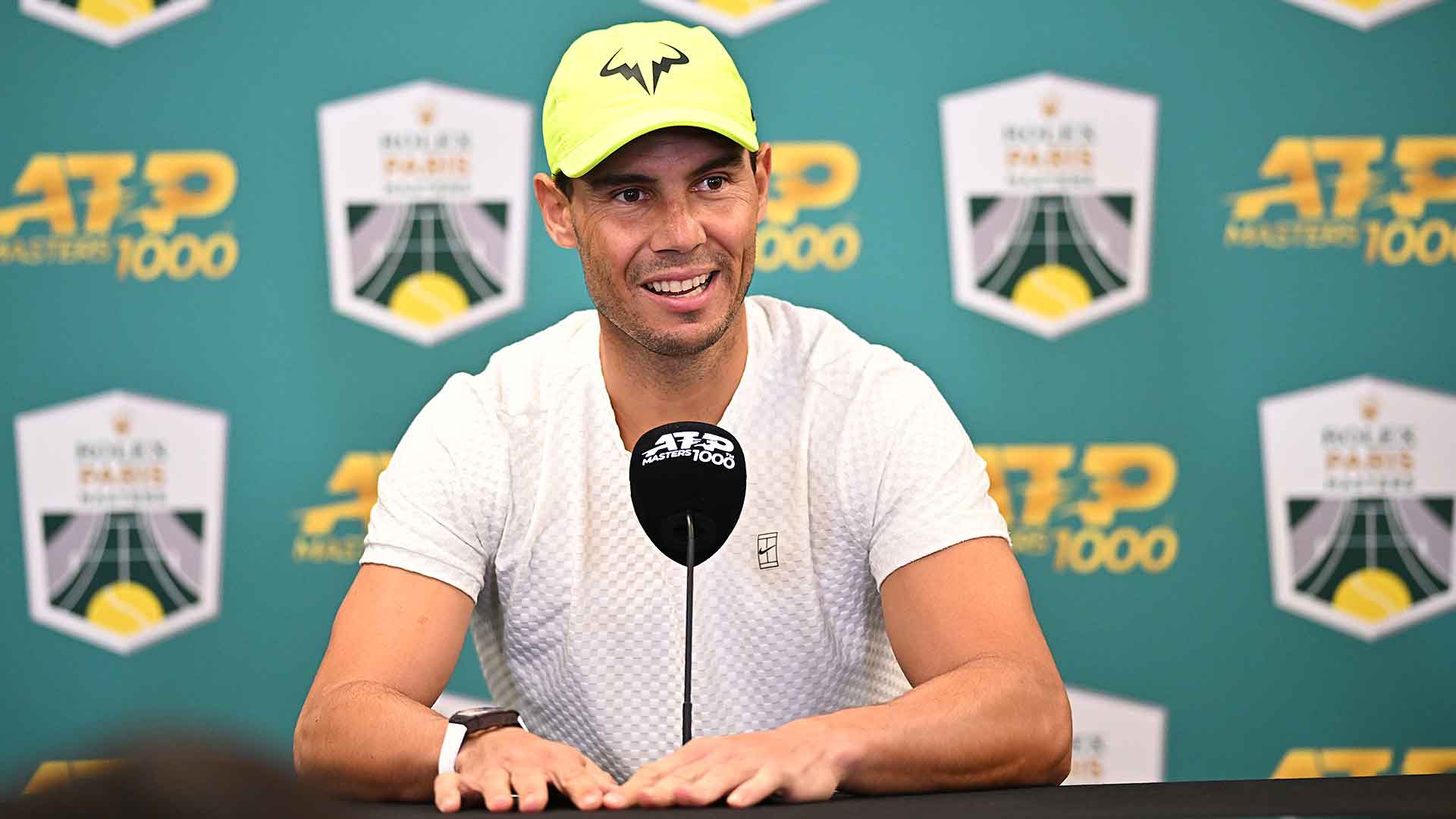 Rafael Nadal persigue su primera corona en el Rolex Paris Masters.