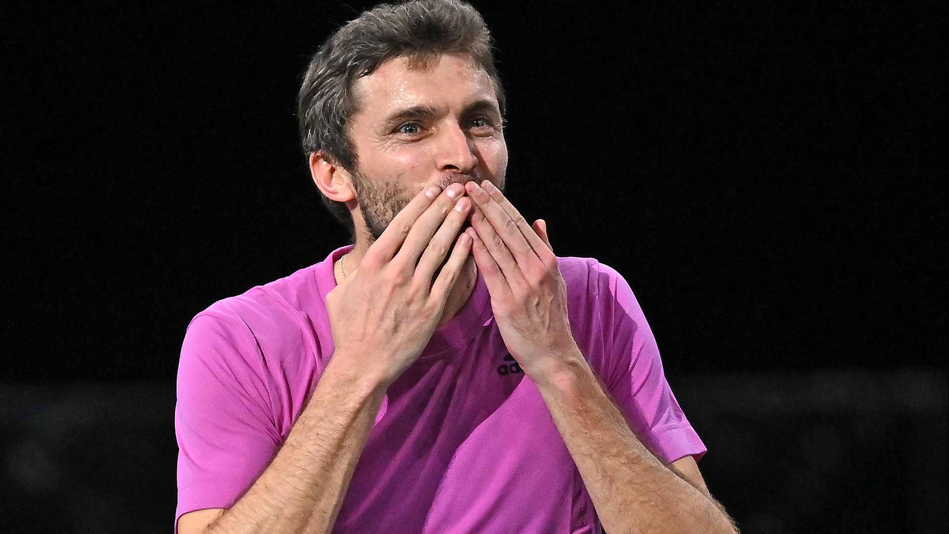 Gilles Simon enjoys his final tournament, the Rolex Paris Masters.