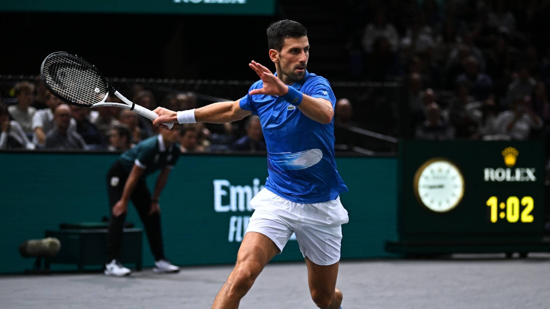 Novak Djokovic owns a 8-2 ATP Head2Head record against Stefanos Tsitsipas.