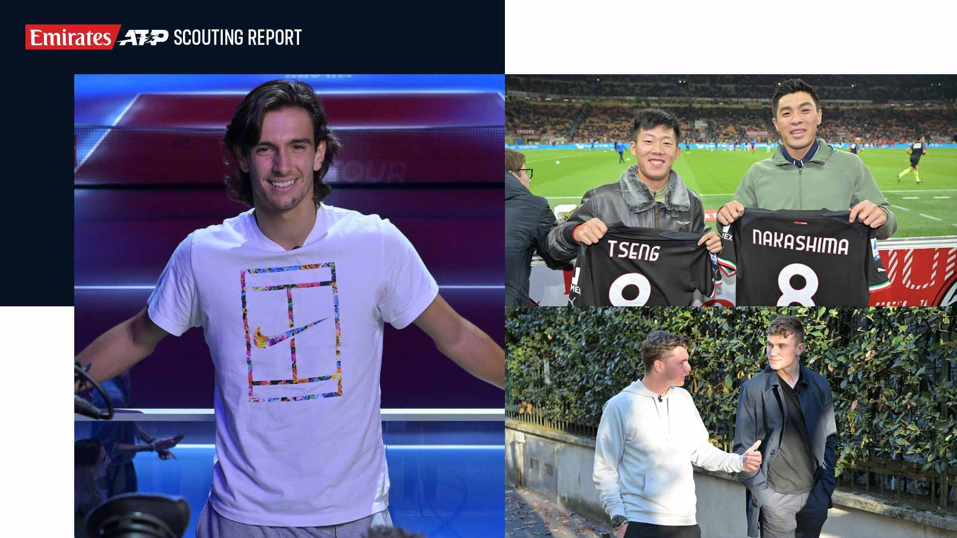 Lorenzo Musetti, Chun-Hsin Tseng, Brandon Nakashima, Dominic Stricker & Jack Draper are all competing in Milan.