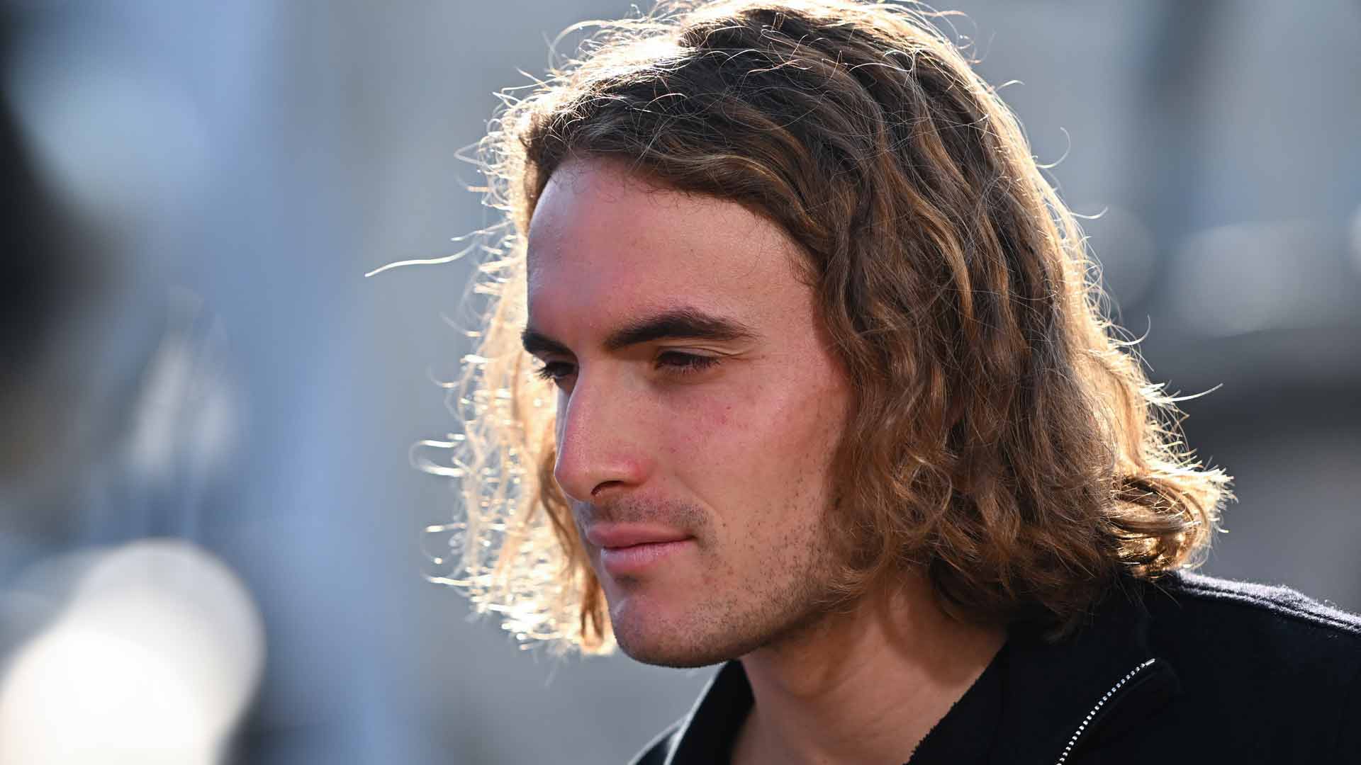 <a href='https://www.atptour.com/en/players/stefanos-tsitsipas/te51/overview'>Stefanos Tsitsipas</a> in Turin, Italy ahead of the 2022 <a href='https://www.atptour.com/en/tournaments/nitto-atp-finals/605/overview'>Nitto ATP Finals</a>.