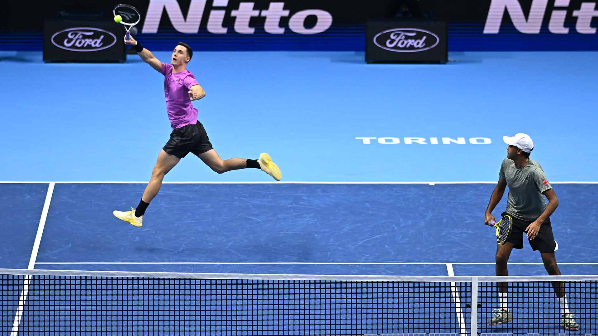 Joe Salisbury and Rajeev Ram defeat Marcel Granollers and Horacio Zeballos on Sunday evening in a Match Tie-break.