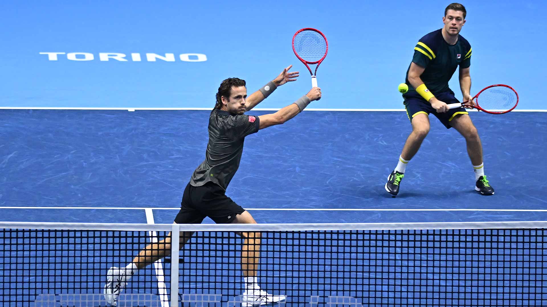 Wesley Koolhof and Neal Skupski defeat Thanasi Kokkinakis and Nick Kyrgios on Monday in Turin.