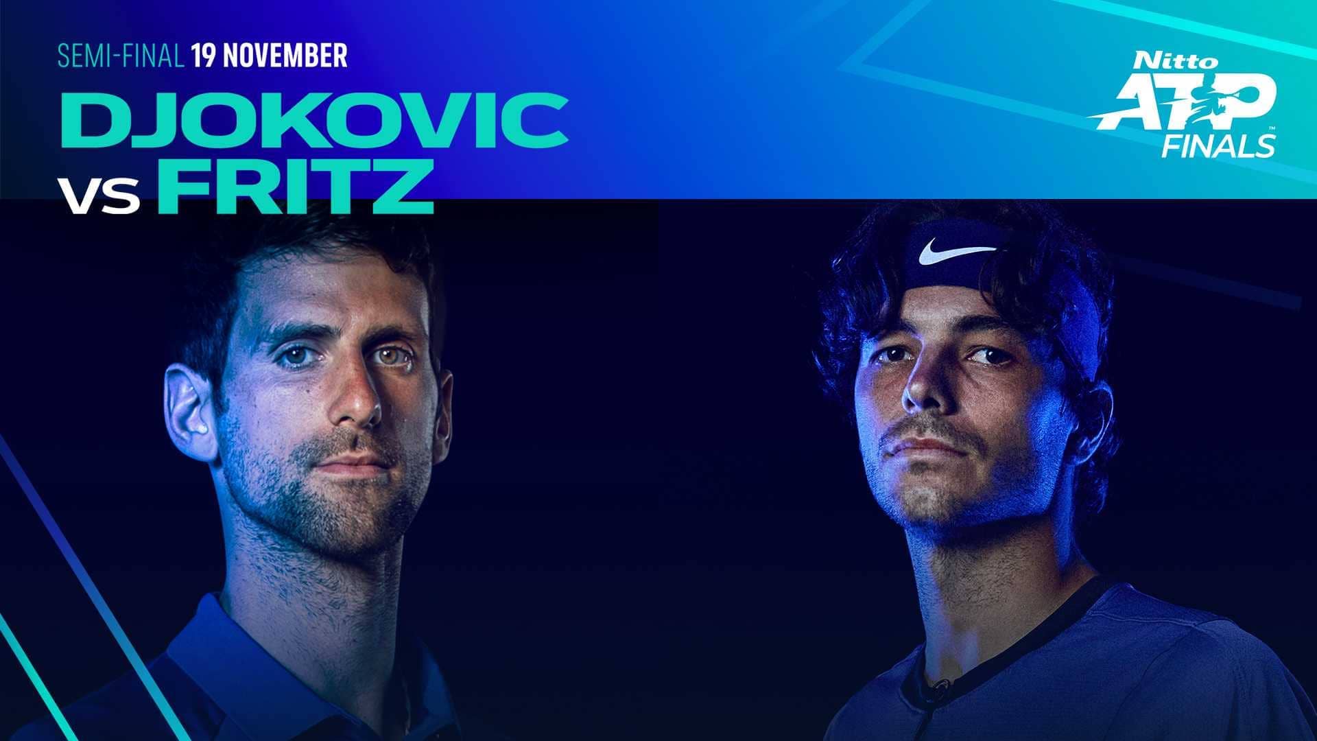 Novak Djokovic holds a 5-0 ATP Head2Head series lead against Taylor Fritz.