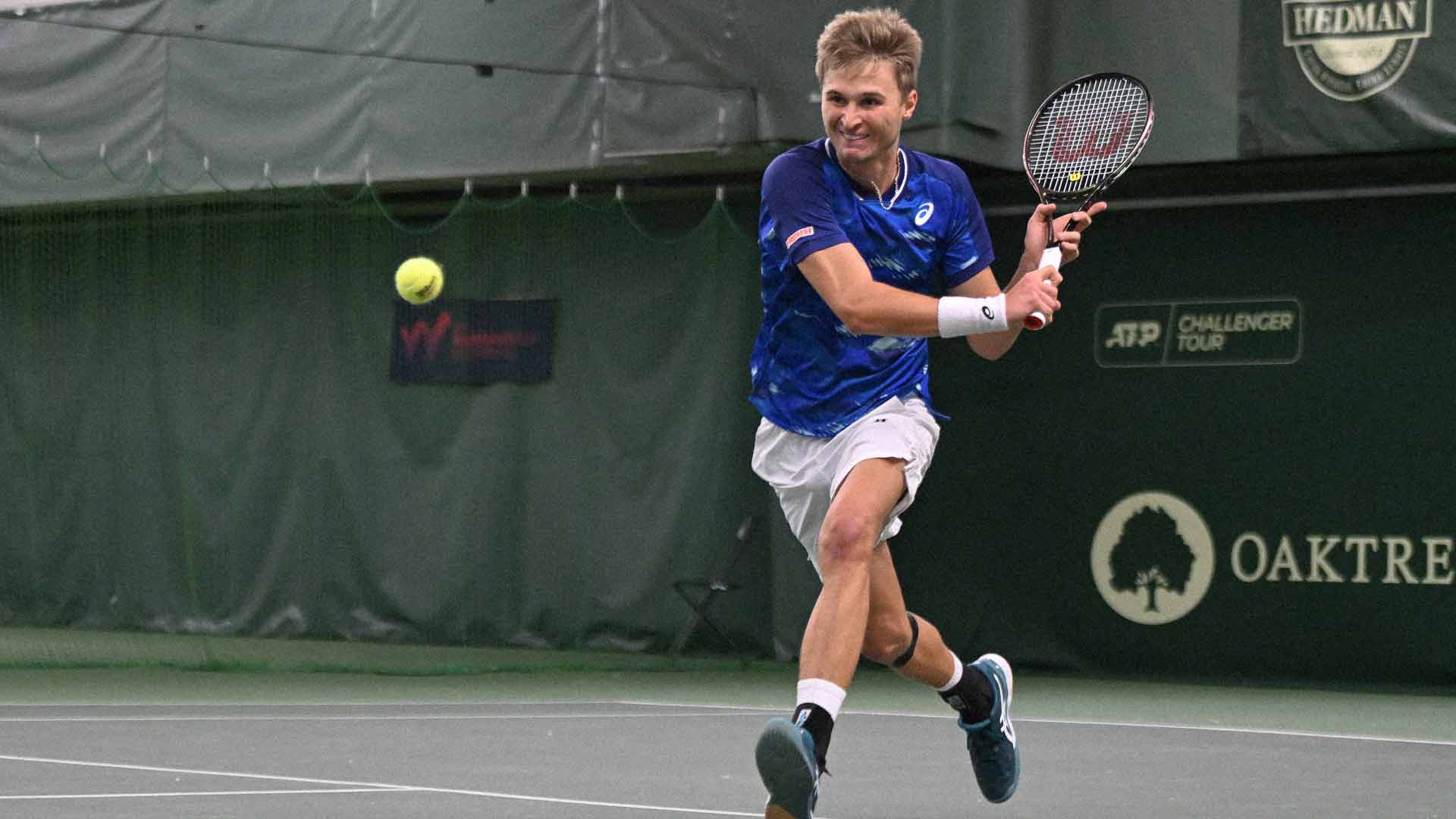 Leandro Riedi at the 2022 Helsinki Challenger.