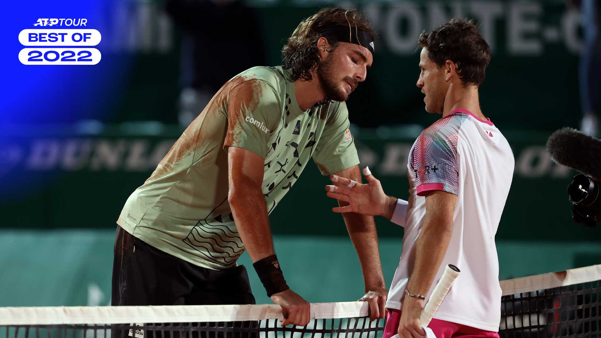 Stefanos Tsitsipas y Diego Schwartzman protagonizaron un partido lleno de idas y venidas en los cuartos de final en Montecarlo.