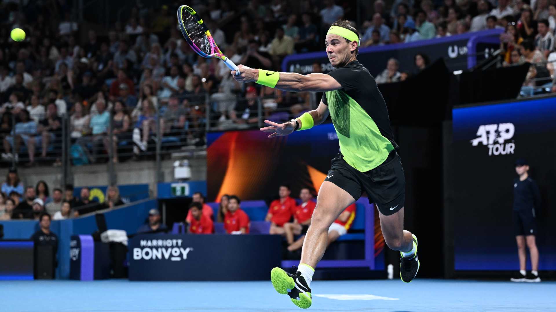 Rafael Nadal looks ahead to the Australian Open.