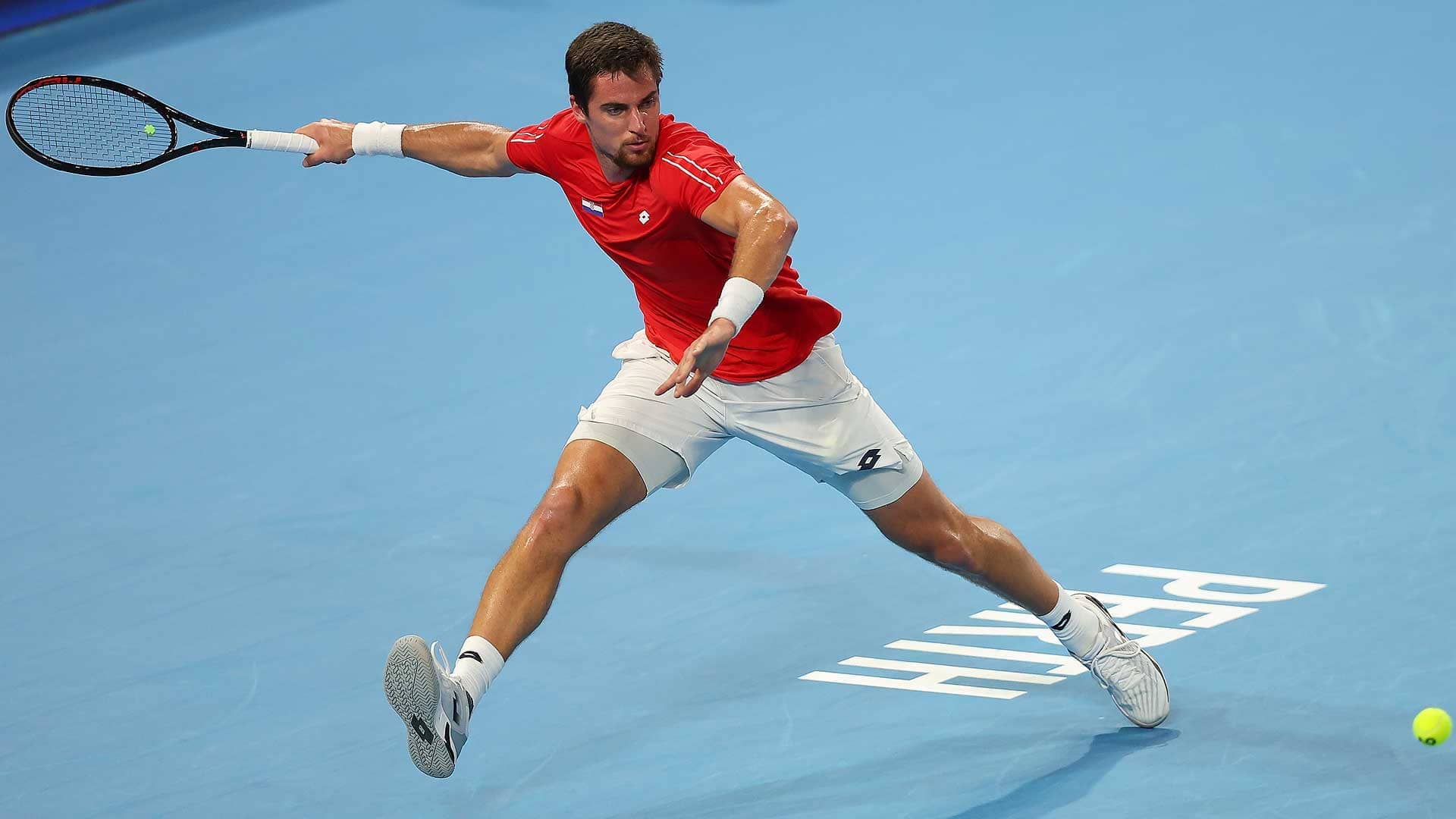 Borna Gojo prevails in a dramatic United Cup match against Adrian Mannarino on Tuesday in Perth.