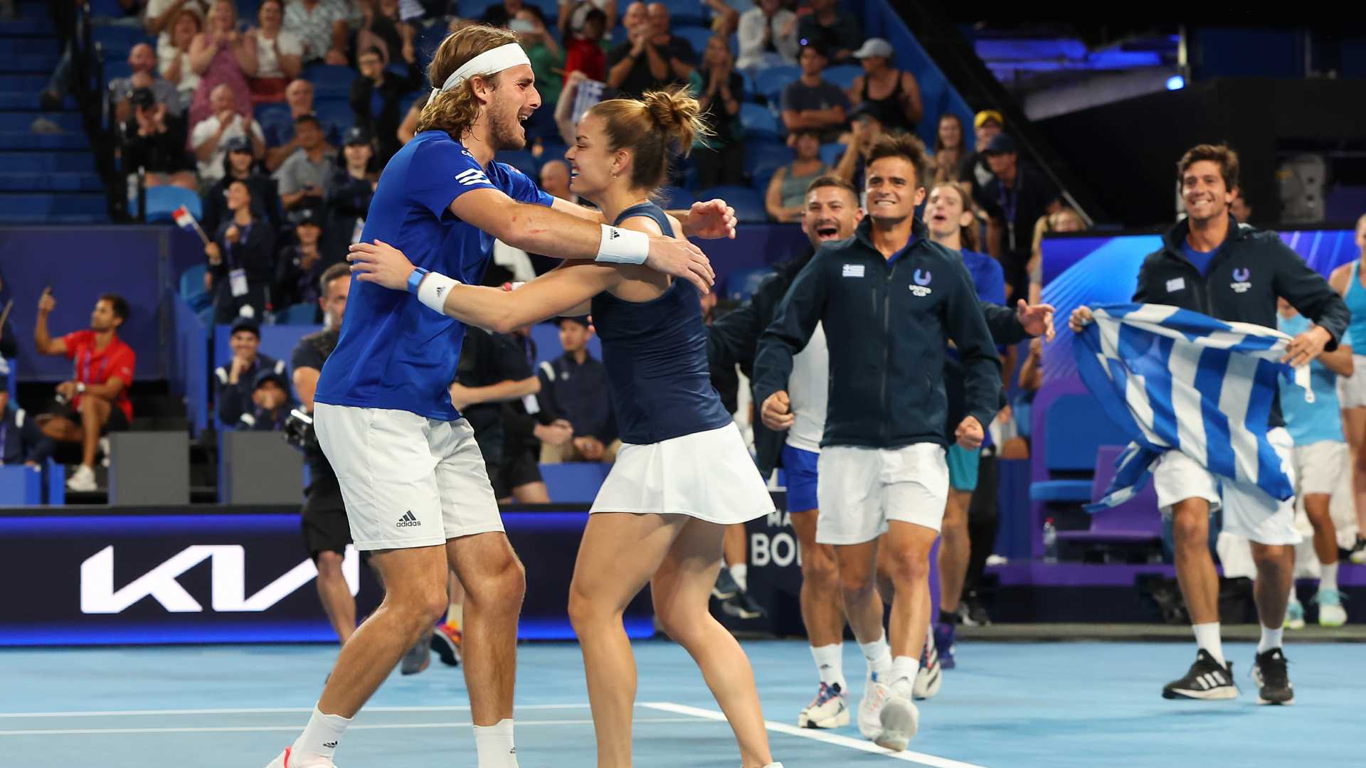 <a href='https://www.atptour.com/en/players/stefanos-tsitsipas/te51/overview'>Stefanos Tsitsipas</a>, Maria Sakkari