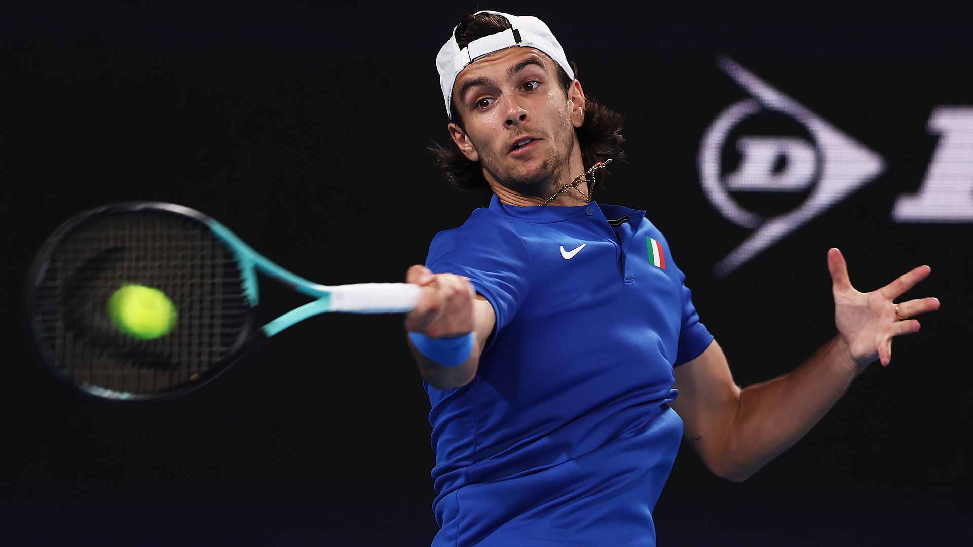 Lorenzo Musetti remains unbeaten at the United Cup with a straight-sets win on Friday evening.