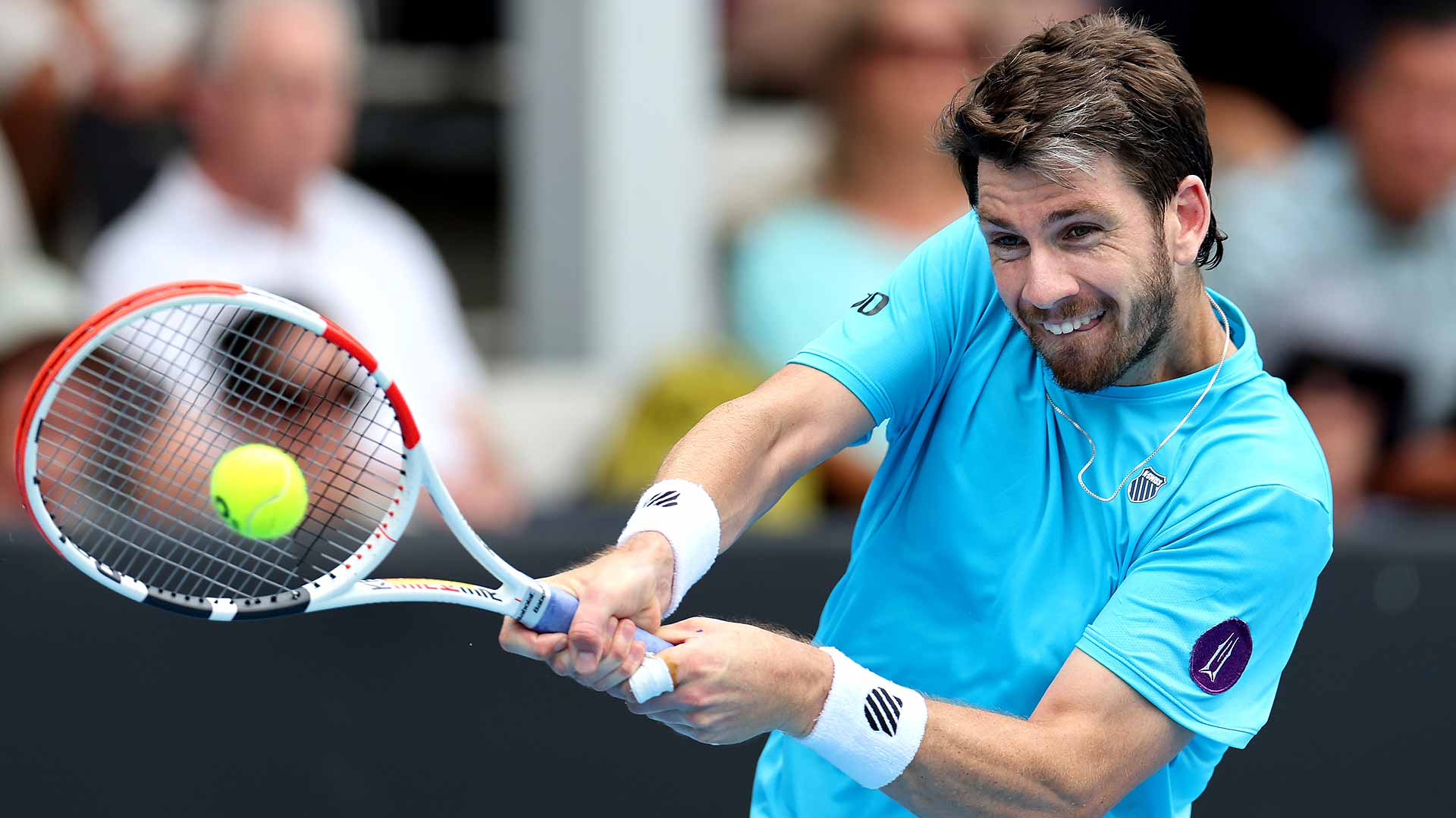 Cameron Norrie convirtió tres las once oportunidades de quiebre que tuvo ante Jiri Lehecka este miércoles en Auckland.