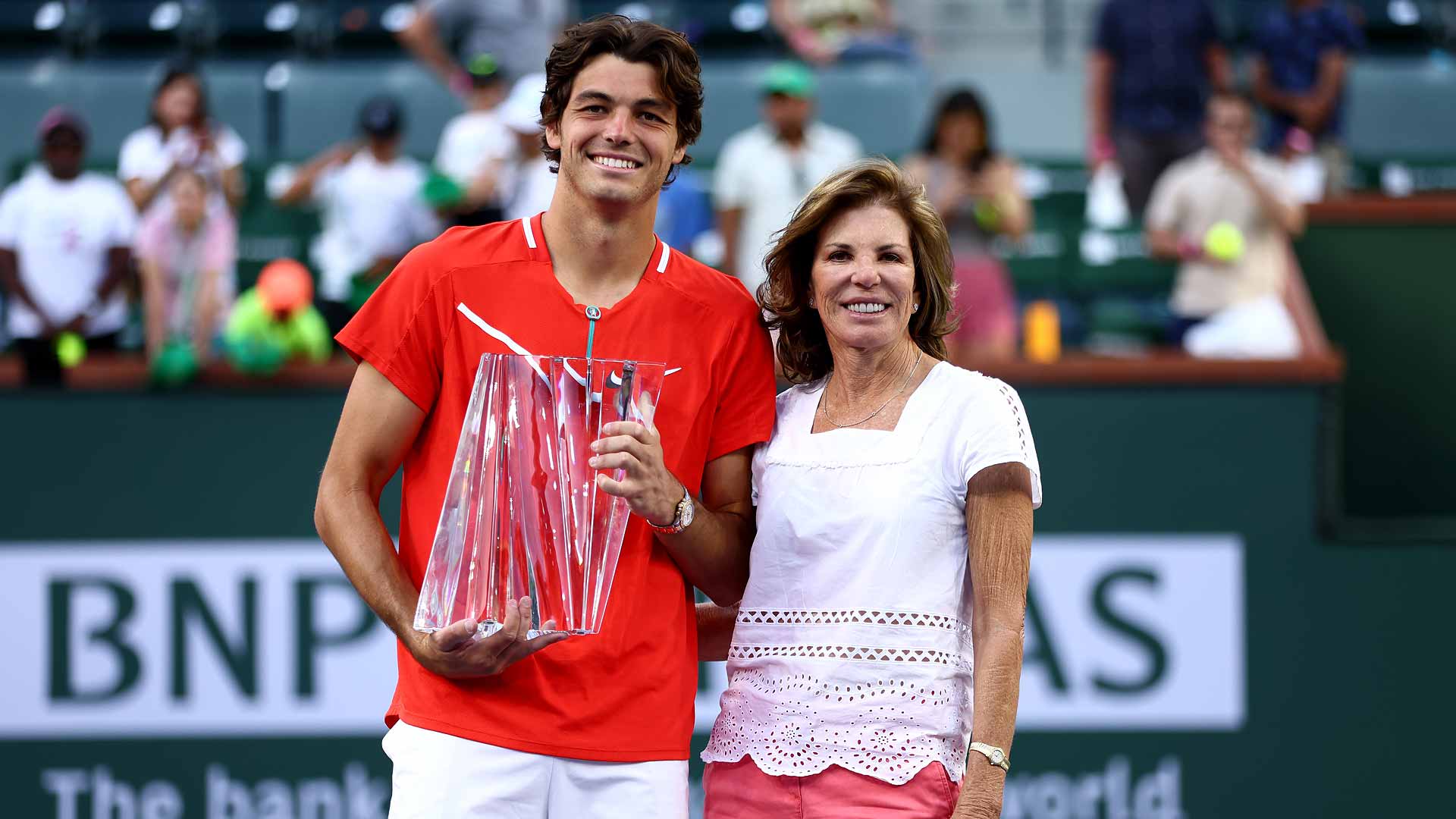 <a href='https://www.atptour.com/es/players/taylor-fritz/fb98/overview'>Taylor Fritz</a>/Kathy May Fritz