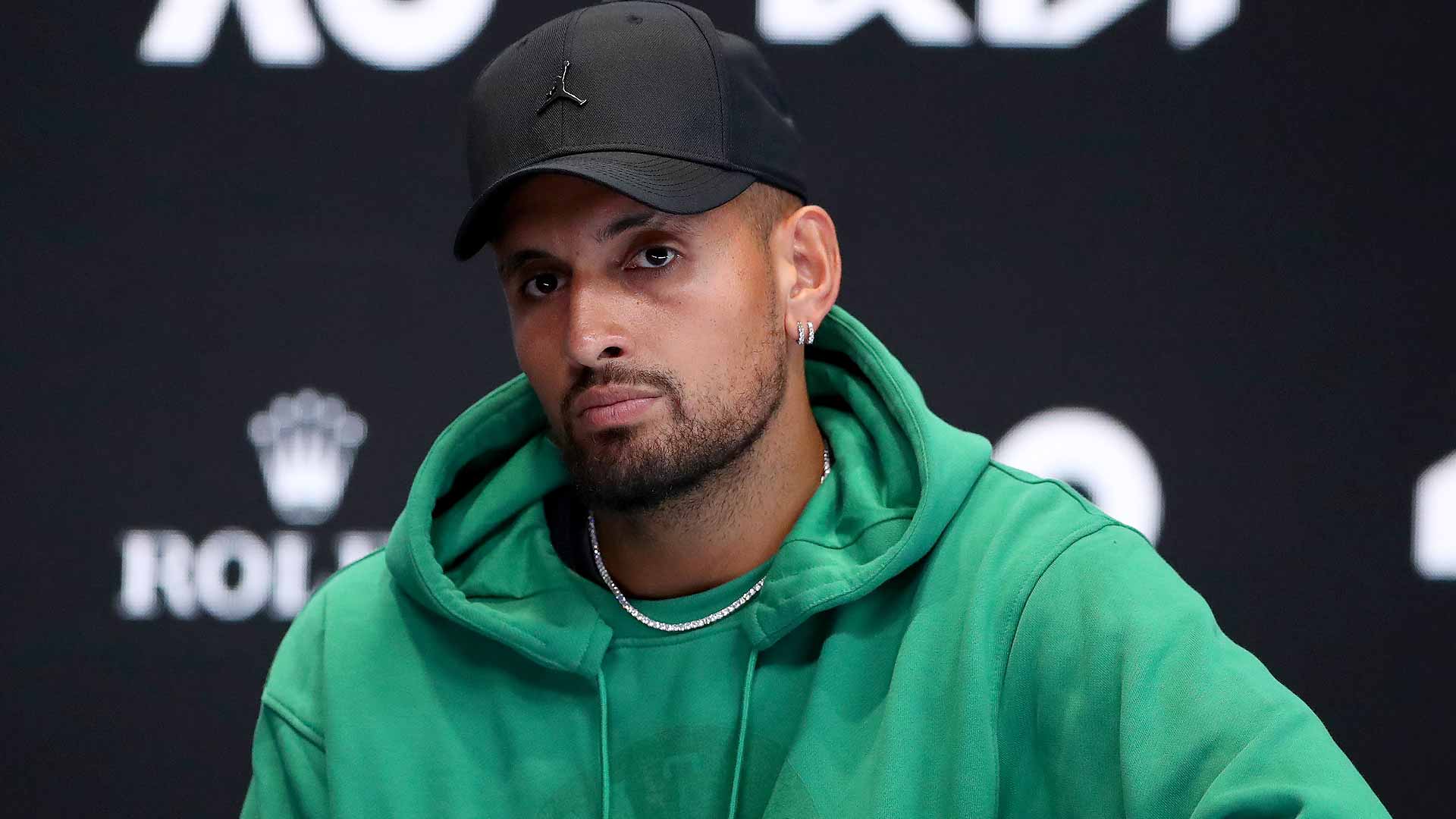 Nick Kyrgios was set to play Roman Safiullin in the first round at Melbourne Park.