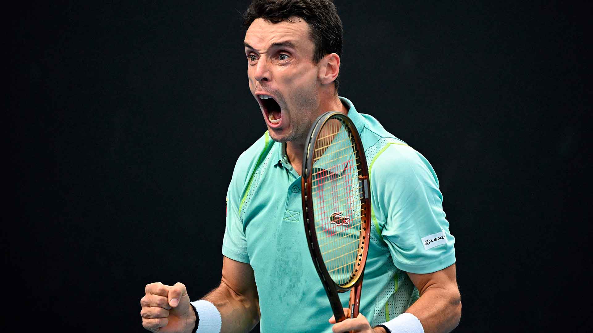 Roberto Bautista Agut perdía dos sets a cero frente a Brandon Holt.