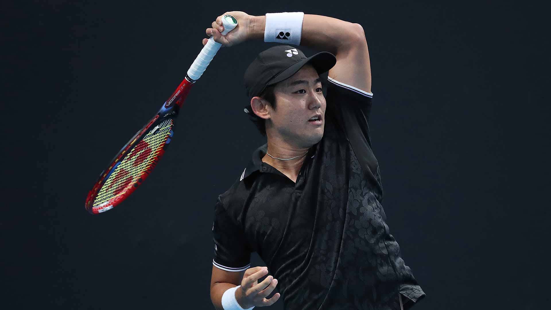 Yoshihito Nishioka is enjoying the best Grand Slam run of his career.