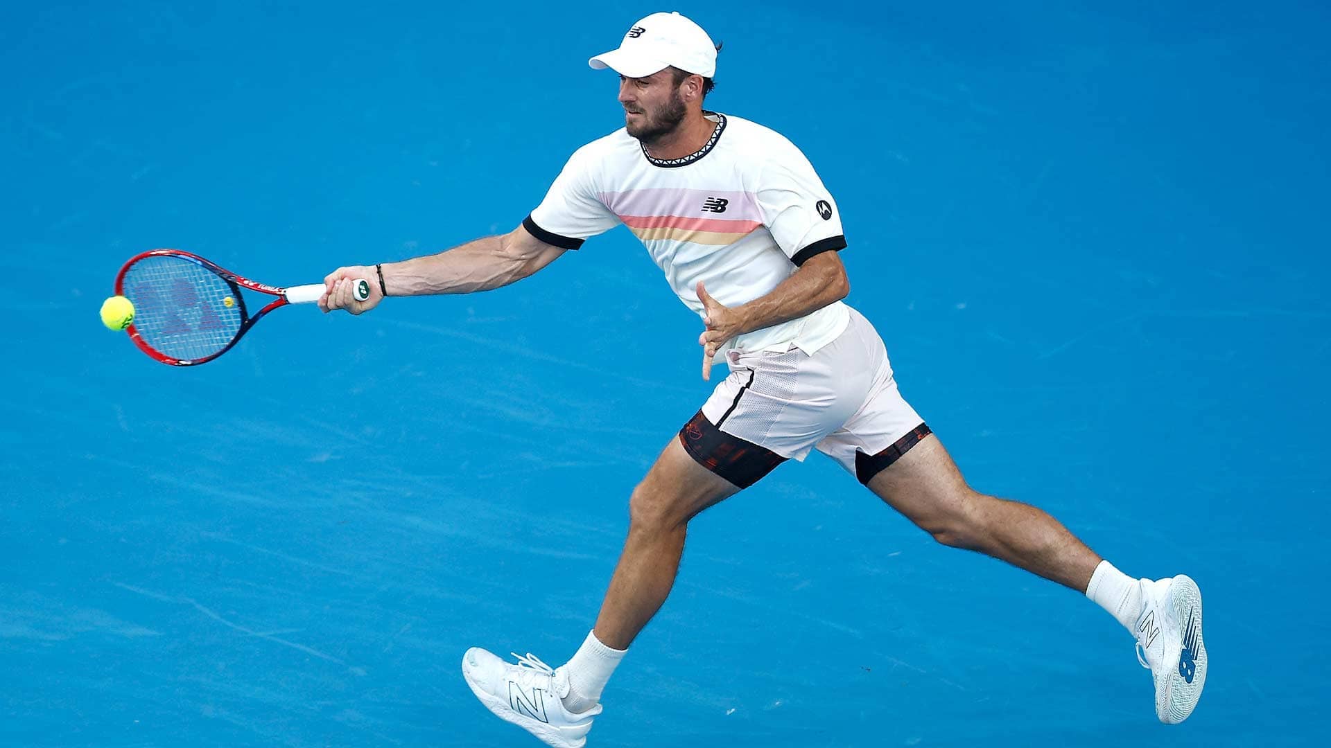 Tommy Paul durante su partido ante Roberto Bautista Agut en Melbourne.