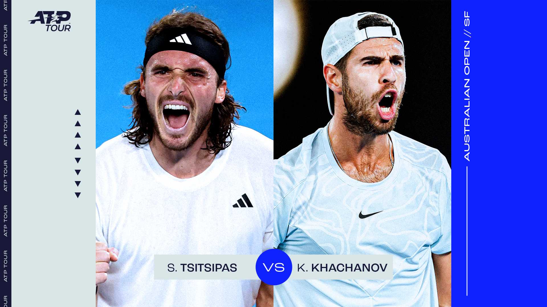 Stefanos Tsitsipas leads Karen Khachanov 5-0 in their ATP Head2Head series.