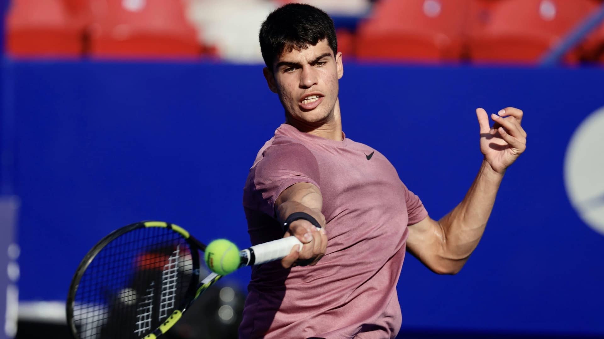 Carlos Alcaraz ya participó en el Abierto Mexicano Telcel presentado por HSBC en 2021, con 18 años.