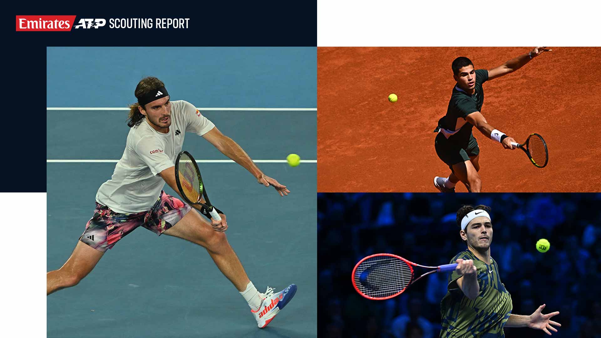 Stefanos Tsitsipas, Carlos Alcaraz and Taylor Fritz are all in action this week.