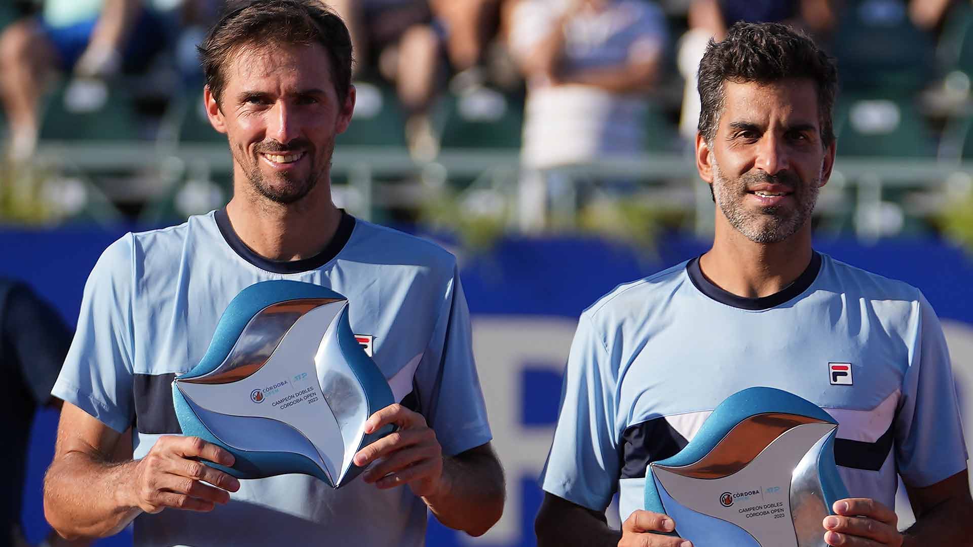Andres Molteni y Máximo Gonzalez solo perdieron un set camino al título en Córdoba.