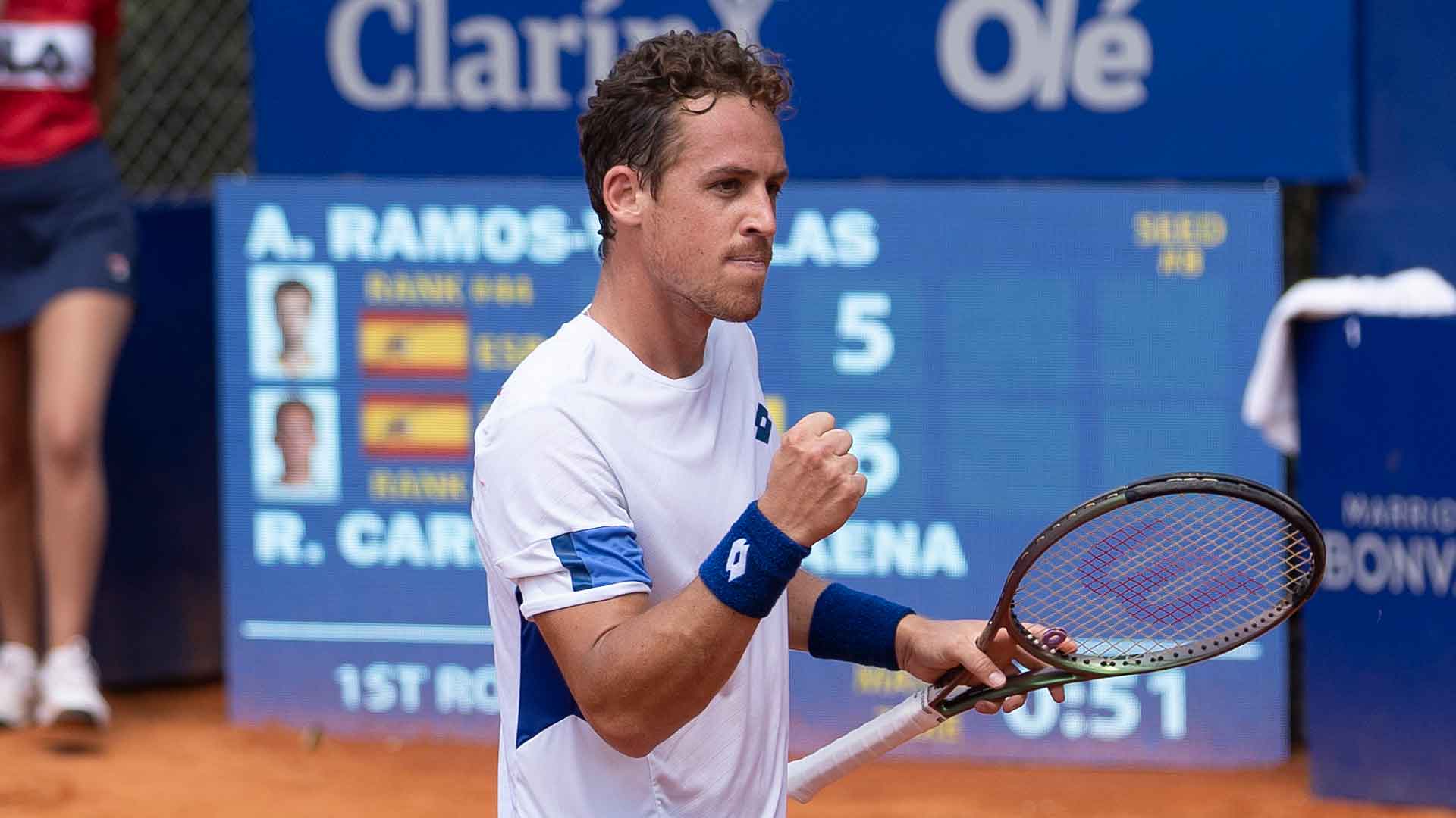 Roberto Carballés Baena se enfrentó por tercera vez esta temporada a otro jugador español.