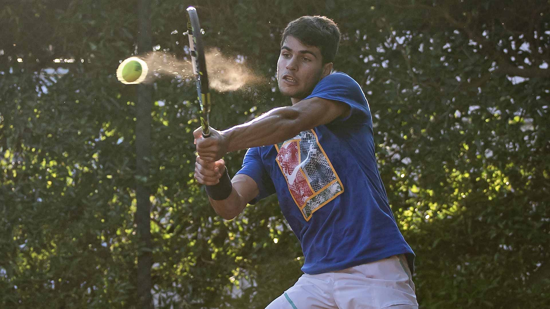 Carlos Alcaraz is competing this week for the first time since last November.