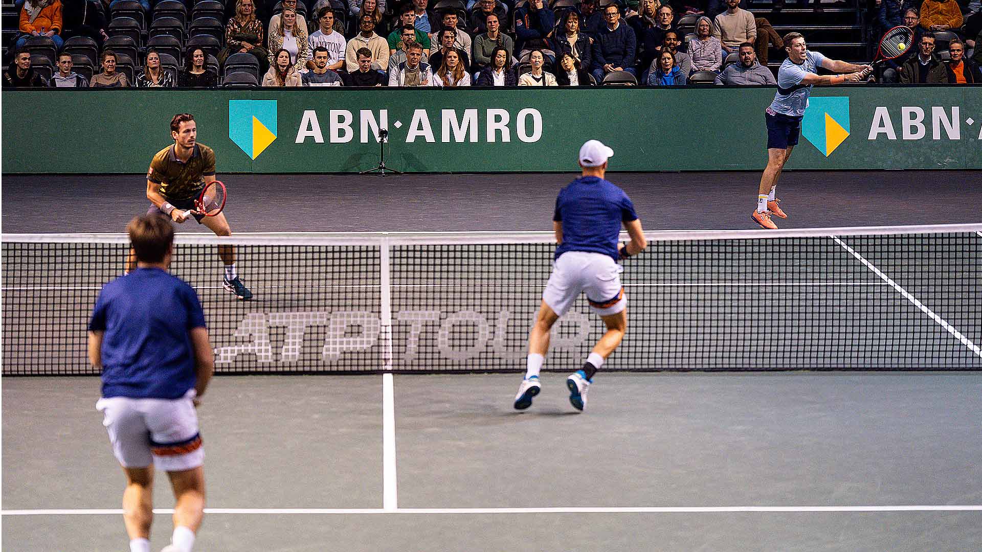 Kevin Krawietz and Tim Puetz defeat Wesley Koolhof and Neal Skupski in straight sets on Wednesday in Rotterdam.