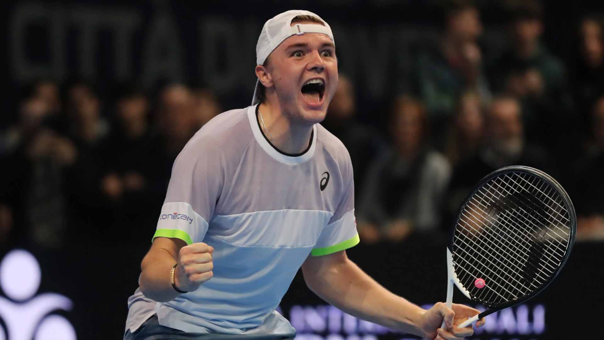 Dominic Stricker triumphs at the Challenger 75 event in Rovereto, Italy.