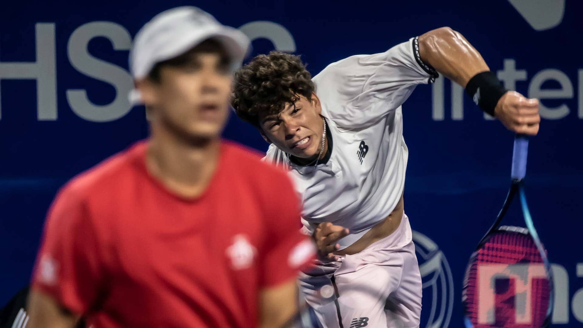 Mackenzie McDonald and Ben Shelton complete a first-round doubles victory on Wednesday in Acapulco.