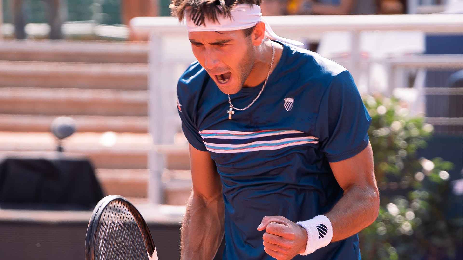 Tomás Martín Etcheverry no había llegado más lejos de cuartos de final en un torneo ATP Tour antes del Chile Open.