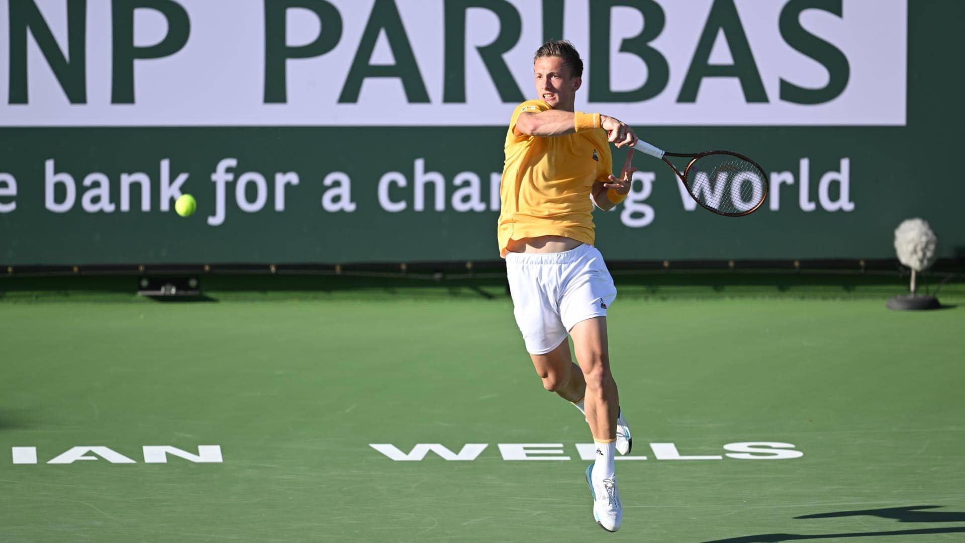 Jiri Lehecka earns his first ATP Masters 1000 match win in Indian Wells.