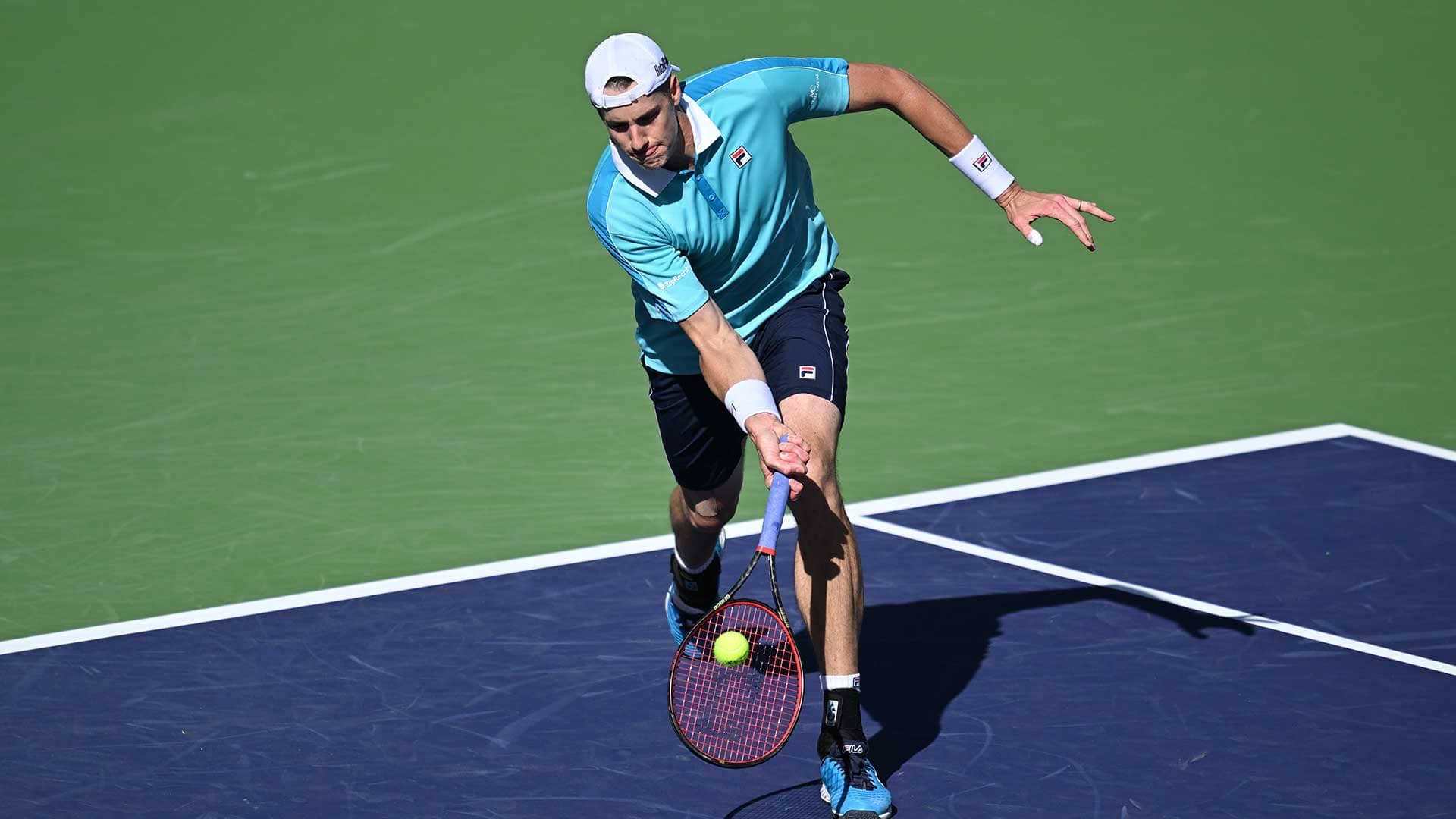 John Isner is aiming to win a third doubles title in Indian Wells.