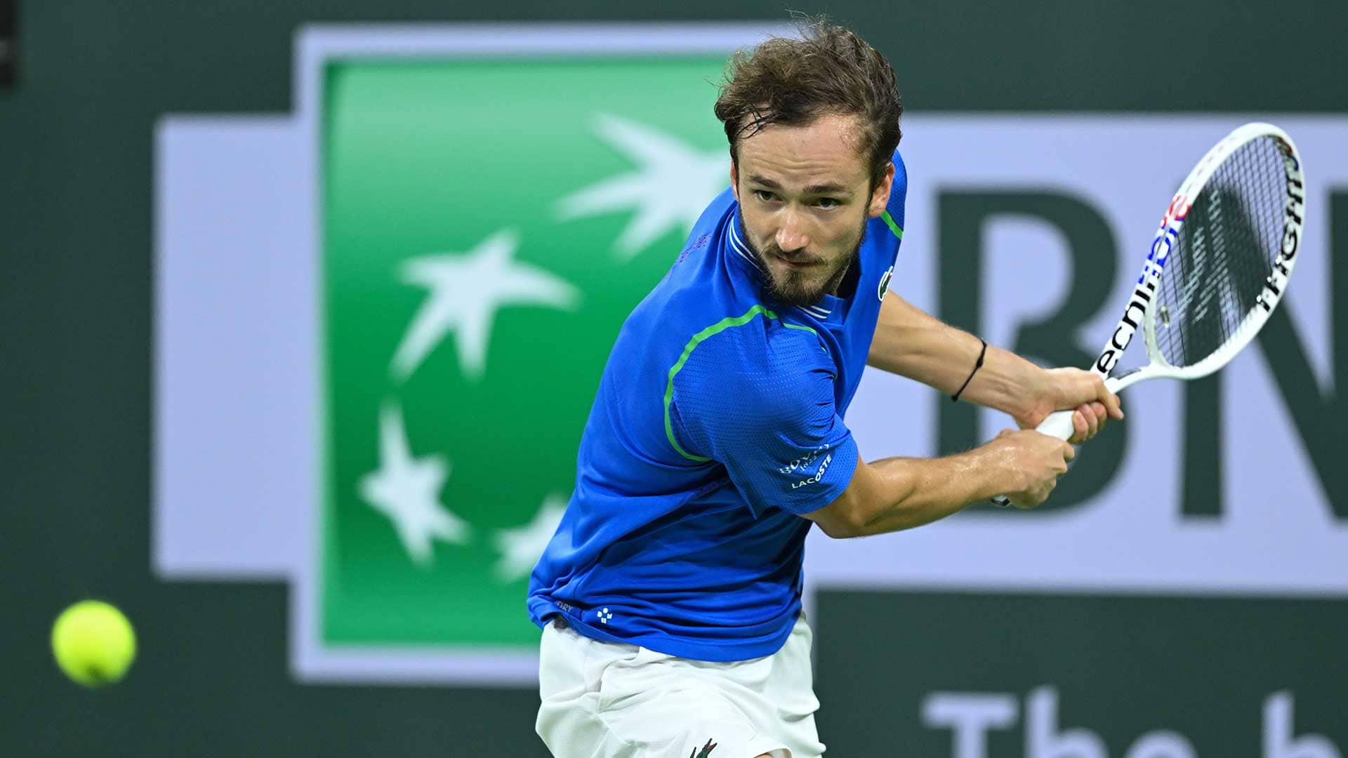 Daniil Medvedev will face Ilya Ivashka on Sunday in Indian Wells.