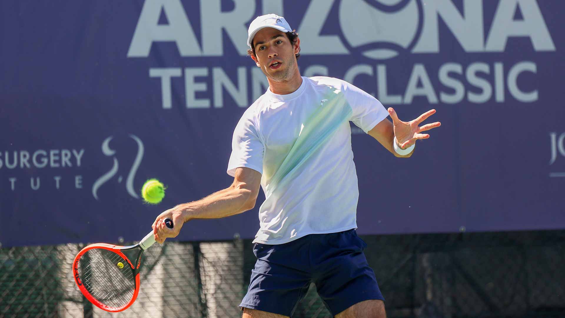 Nuno Borges in action Friday at the Phoenix Country Club.