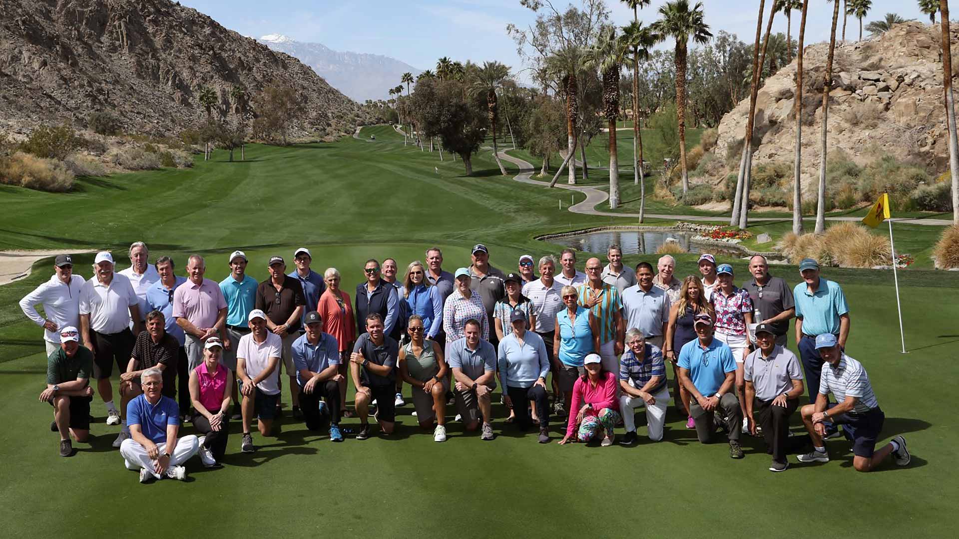 Former ATP and WTA players renew friendships in Indian Wells this week.