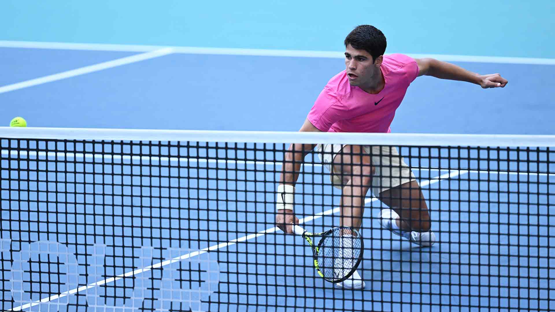 Carlos Alcaraz meets Dusan Lajovic on Sunday in Miami.