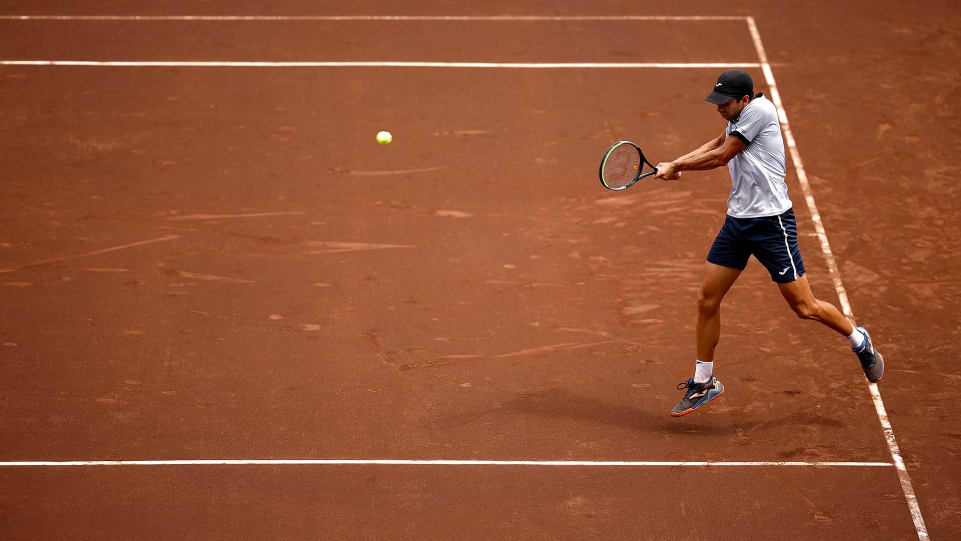 Only one set was completed on a rainy Wednesday in Houston.