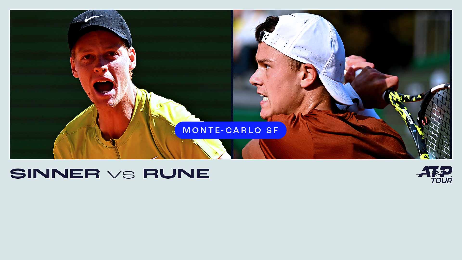 Jannik Sinner seeks his first ATP Head2Head win against Holger Rune in the pair's second meeting.