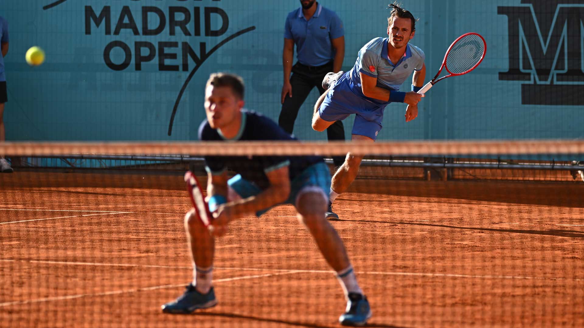 Neal Skupski and Wesley Kooolhof save all three break points against them in their Madrid opening win.
