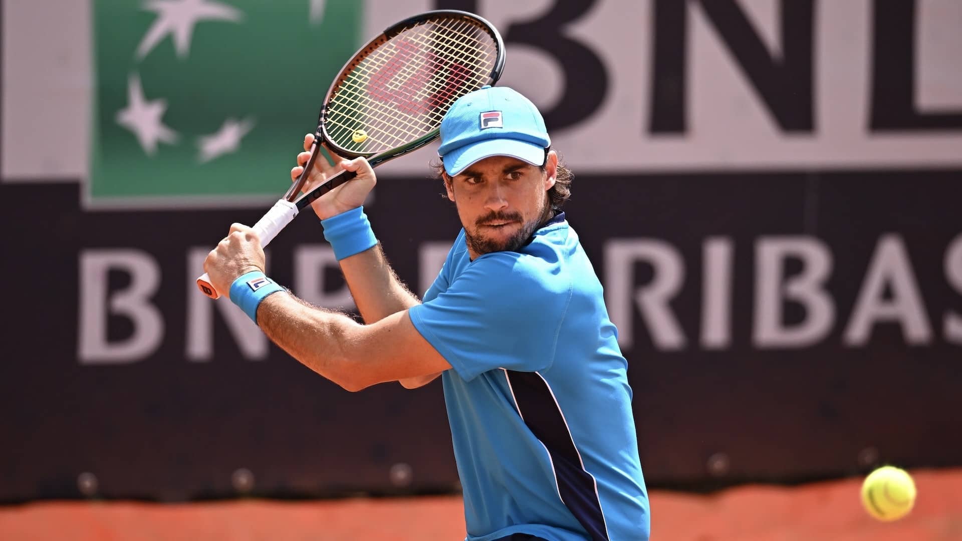 Guido Pella se medirá a Alejandro Davidovich Fokina el viernes en Roma.
