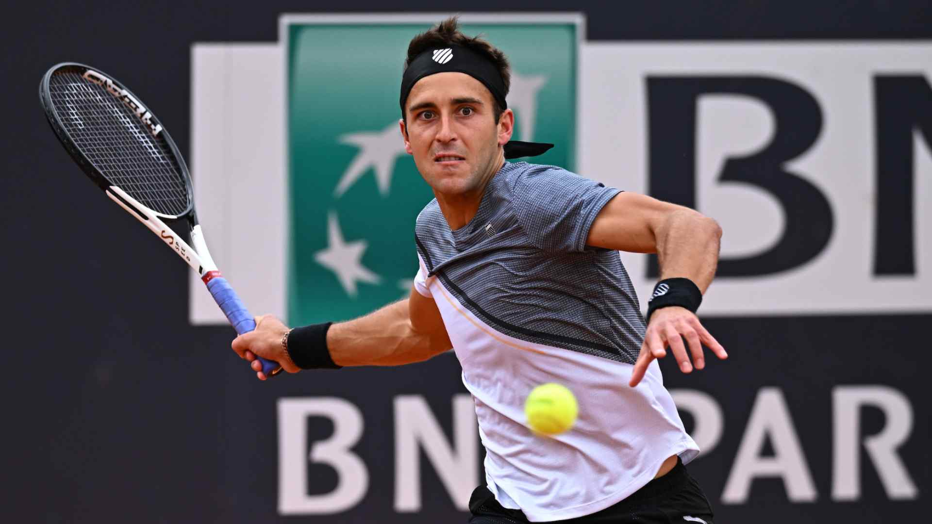 Tomas Martin Etcheverry will meet Novak Djokovic in the Rome second round.