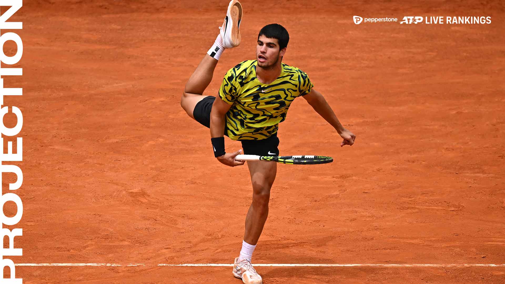 Carlos Alcaraz enters Roland Garros as the No. 1 player in the Pepperstone ATP Rankings.